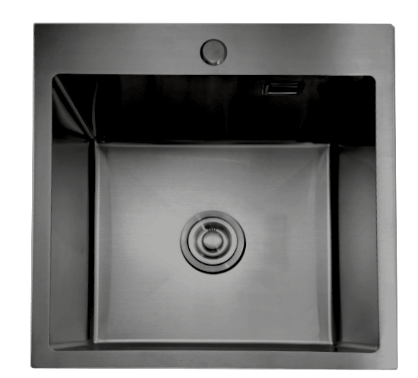 Zlewozmywak-stalowy-STELLMAN-5050-Czarny Zlewozmywak-stalowy-STELLMAN-5050-Czarny
